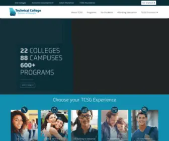 TCSG.edu(Technical College System of Georgia) Screenshot