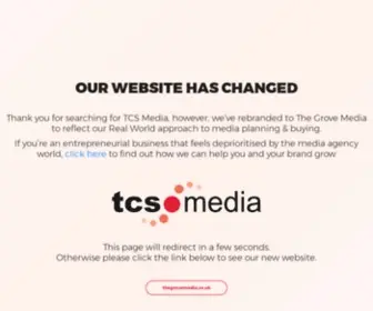 TCsmedia.co.uk(TCS Media) Screenshot