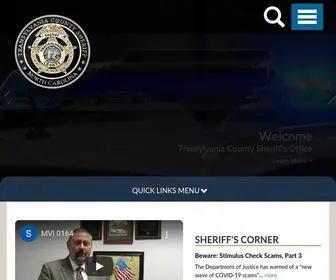 Tcsonc.org(Transylvania County Sheriff’s Office) Screenshot