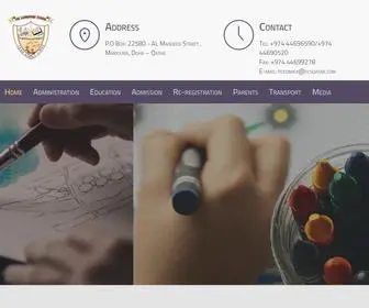 TCsqatar.com(The cambridge school) Screenshot