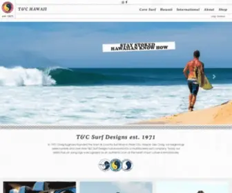 Tcsurf.com(T&C Surf) Screenshot
