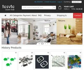 TCSVtco.com(Browse Huge Selection of Home Fashion Merchandise Here Today) Screenshot