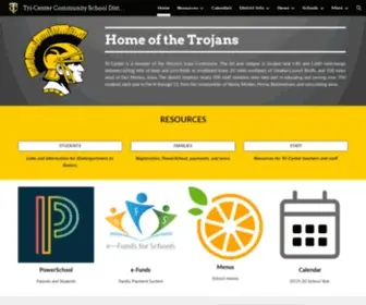 TCtrojans.org(Tri-Center Community School District) Screenshot