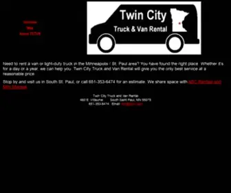 TCTVR.com(Twin City Truck & Van Rental) Screenshot