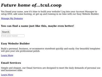 Tcul.coop(Domain Name Registration) Screenshot