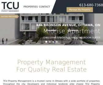 Tcupm.com(TCU Property Management) Screenshot