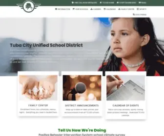 Tcusd.org(An exceptional school district) Screenshot