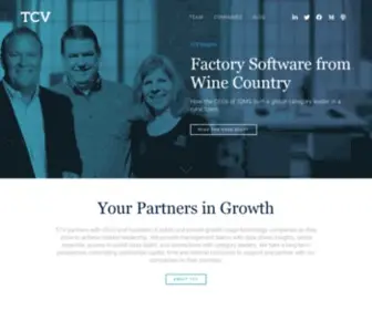 TCV.com(Partners in Growth) Screenshot