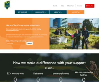 TCV.org.uk(The Conservation Volunteers (TCV)) Screenshot