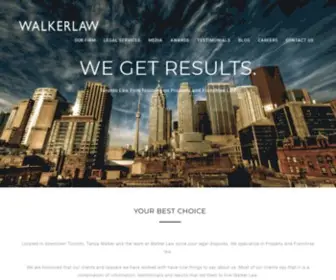 Tcwalkerlawyers.com(Walker Lawy) Screenshot