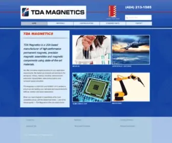 Tdamagnetics.com(TDA Magnetics) Screenshot