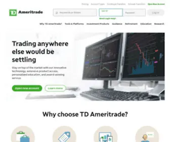 Tdameritrade.com(Online Stock Trading) Screenshot