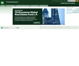 Tdaminstitutional.com(Global Investment Solutions) Screenshot