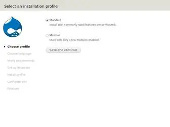 Tdanyc.com(Select an installation profile) Screenshot