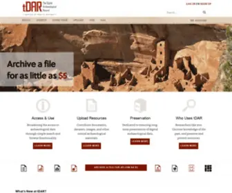 Tdar.org(The Digital Archaeological Record Featured Item) Screenshot