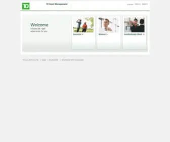Tdassetmanagement.com(TD Mutual Funds & Portfolios Solutions) Screenshot
