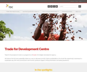 TDC-Enabel.be(Trade for Development Centre) Screenshot