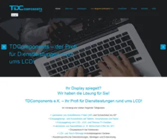 Tdcomponents.com(Laptop Screen) Screenshot