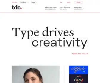TDC.org(The Type Directors Club) Screenshot