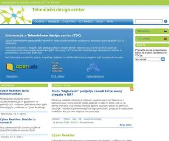 TDC.si(Tehnološki design center) Screenshot