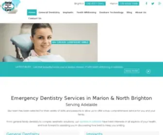 TDDC.com.au(Total Dental and Denture Care) Screenshot