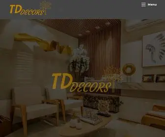 Tddecors.com(TD DECORS Home) Screenshot