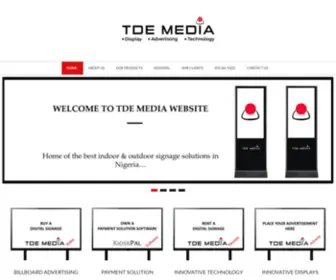 Tdemedia.com(Tde Media) Screenshot