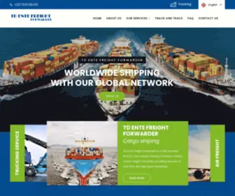 Tdentefreightforwarder.com(Global Cargo Carrier) Screenshot