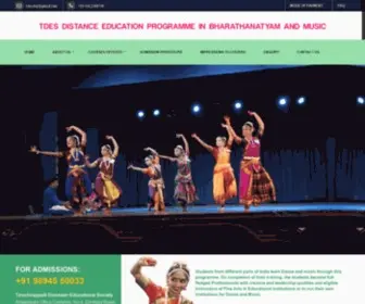 Tdes-DEP.com(TDES Distance Education Programme in Bharathanatyam and Music) Screenshot