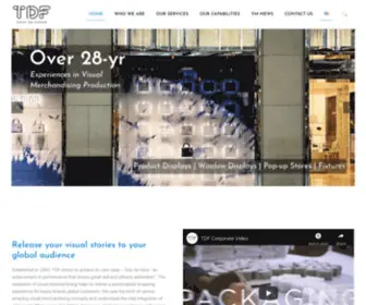 TDF-Asia.com(Worldwide Visual Merchandising Storytelling Specialist) Screenshot