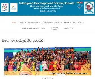 TDfcanada.org(Telangana Development Forum) Screenshot