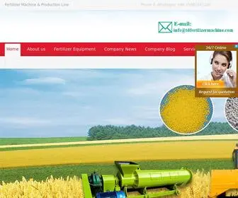 Tdfertilizermachine.com(Fertilizer machine and production line supplier) Screenshot