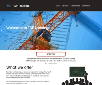 TDFtraining.co.uk(TDFtraining) Screenshot