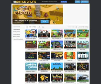 Tdgamesonline.com(TD Games Online) Screenshot
