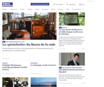 TDG.ch(Tribune de Genève) Screenshot
