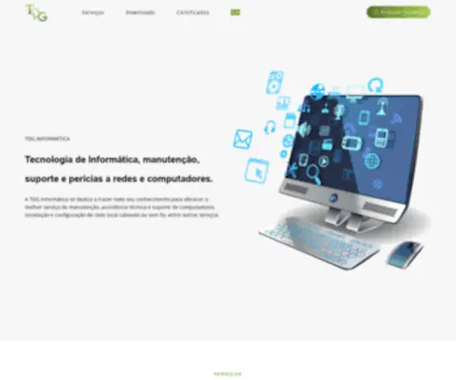 Tdginformatica.com.br(Informática) Screenshot