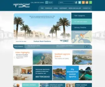 Tdic.ae((TDIC) Tourism Development & Investment Company) Screenshot
