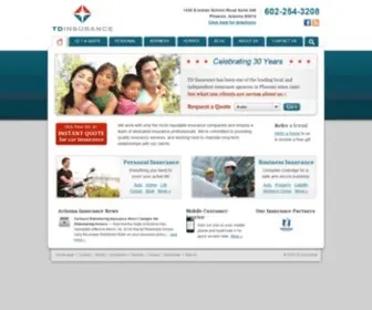 Tdinsuranceaz.com(TD Insurance) Screenshot