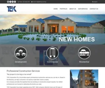 TDkcorp.com.au(Construction Wollongong) Screenshot