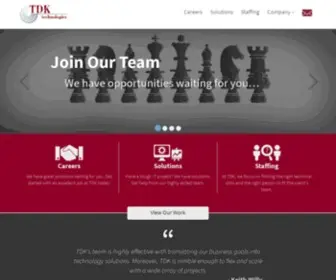 TDktech.com(TDK Technologies) Screenshot