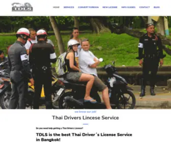 TDL-Service.com(Thai Drivers License Service) Screenshot