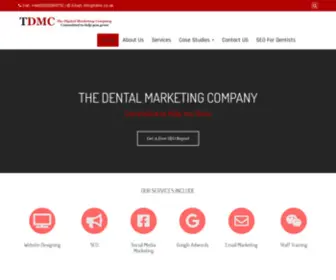 TDMC.co.uk(Dental Marketing Company) Screenshot