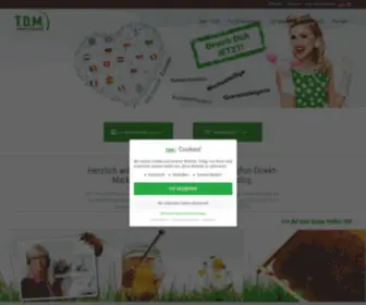 TDM.de(Callcenter und Direktmarketing aus Sarstedt) Screenshot