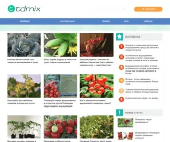 Tdmix.ru(Советы садоводов и огородников) Screenshot