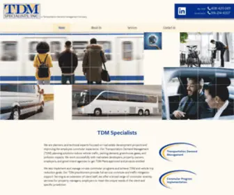 TDMspecialists.com(A Transportation Demand Management Company) Screenshot