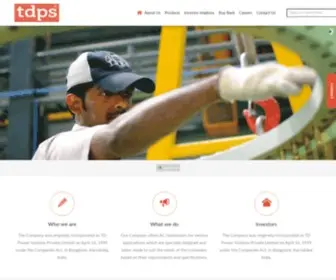 TDPS.co.in(T D Power Systems Limited) Screenshot
