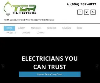 Tdrelectric.ca(Electrical Company) Screenshot