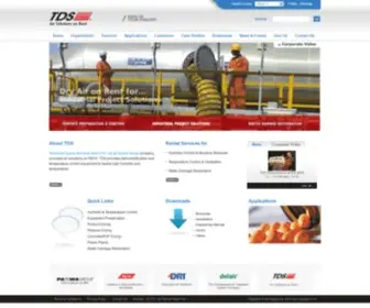 Tdsasia.net(Technical Drying Services (Asia)) Screenshot