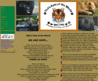 TDscats.com(T&D's Cats of the World) Screenshot