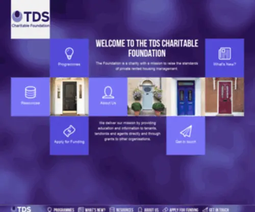 TDsfoundation.org.uk(TDS Charitable Foundation) Screenshot